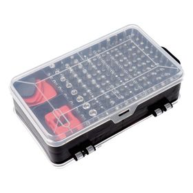 Zestaw śrubokrętów precyzyjnych / wkrętaków serwisowych, bitów 115w1 metal czerwony
