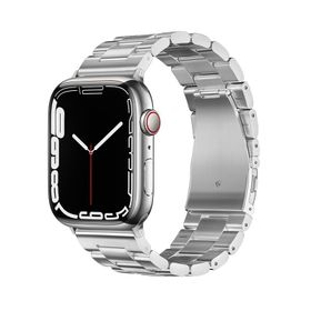 Pasek do Apple Watch Forcell F-Design FA10 zatrzask stal 38 / 40 / 41 mm srebrny