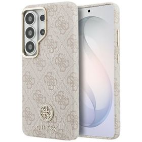 GUESS futerał do SAMSUNG S26 Ultra GUHMS26LP4GRMDEP (4G Rhinestone Round Logo MagSafe) różowy
