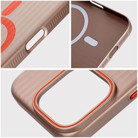 Futerał do iPhone 13 PRO MAX Simply zgodny z MagSafe tytanowy pustynny