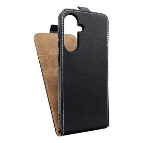 Etui z klapką pionowe na Samsung A56 5G Slim Flexi Fresh czarne