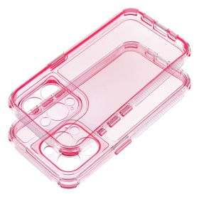 Futerał MATRIX CLEAR do IPHONE 15 pudrowy róż