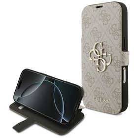 GUESS kabura do IPHONE 17 Pro GUBKP17L4GMGPI (PU 4G Metal Logo) różowa