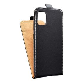 Etui z klapką pionowe na Samsung A51 Slim Flexi Fresh czarne