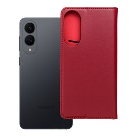 Etui z klapką na Samsung S25 EDGE Smart Pro Book skórzane bordowe