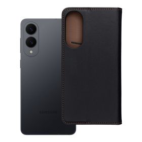 Etui z klapką na Samsung S25 EDGE Smart Pro Book skórzane czarne