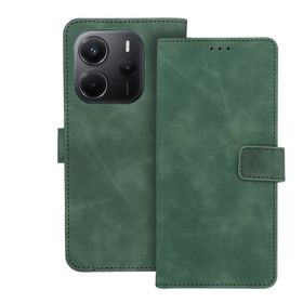 Etui z klapką na Xiaomi Redmi NOTE 14 4G (GLOBAL - 164,84mm x 78,15mm x 8,16mm) Tender Book zielone
