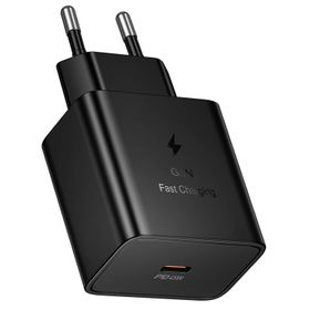 Ładowarka sieciowa do telefonu Hoco USB C QC PD 45W N77 czarna