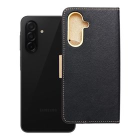 Etui z klapką na Samsung A26 Fancy Book czarno-złote