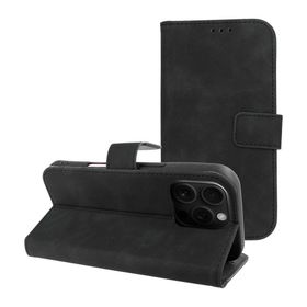 Etui z klapką na iPhone 16 PRO Tender Book czarne