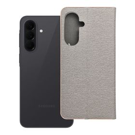 Etui z klapką na Samsung A37 5G Luna Book Gold srebrne