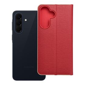 Etui z klapką na Samsung A57 5G 5G Luna Book Gold czerwone