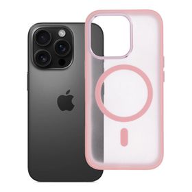 Etui na iPhone 16 PRO Flexline Mag Cover zgodne z MagSafe różowe