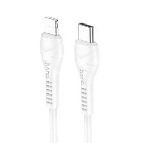 Kabel USB C do Lightning Hoco PD 27W 1 m X37 biały