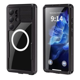 Etui na Samsung S25 ULTRA Shellbox Mars wodoodporne z metalowym ringiem czarne