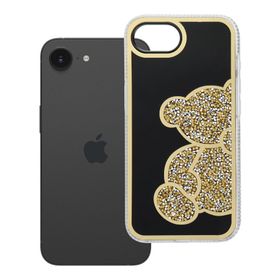 Etui na iPhone 16e (SE 4 2025) / 17e Teddy Bear złote