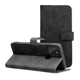 Etui z klapką na Samsung A21s Tender Book czarne