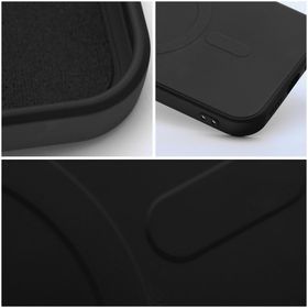 Etui na Samsung S24 Silicone Mag Cover zgodne z MagSafe (camera protection) czarne