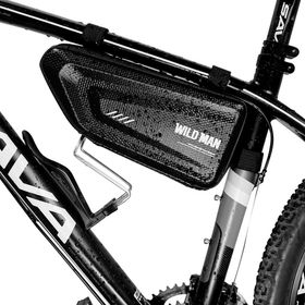WILDMAN sakwa rowerowa pod ramę na zamek E4 1,5L ( 4" - 7" ) czarna
