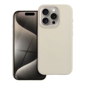 Etui na iPhone 15 PRO Forcell F-Protect Frame Premium zgodne z MagSafe antique white 0INT