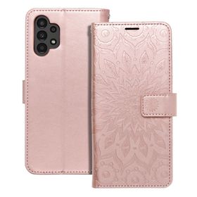 Etui z klapką na Samsung A13 4G Mezzo Book mandala złoto-różowe