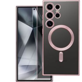 Etui na Samsung S24 ULTRA Electro Mag Cover zgodne z MagSafe złoto różowe
