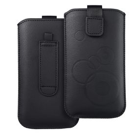 Etui wsuwane na telefon wsuwka do Samsung Galaxy S (I9000)/ S3 Mini (I8190)/ Galaxy Trend (S7530)/ Trend PLUS (S7580) Deko czarne