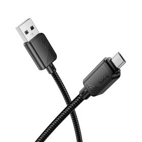 Kabel USB A do Micro USB Hoco 2,4A 1 m X113 czarny