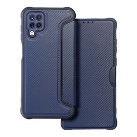 Etui z klapką na Samsung A12 / M12 Razor Book niebieskie