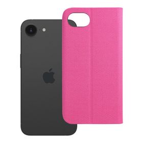 Etui z klapką na iPhone 16e (SE 4 2025) Sensitive Book różowe