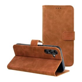 Etui z klapką na Samsung A15 4G / A15 5G Tender Book brązowe