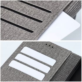 Etui z klapką na Samsung A15 4G / A15 5G Gomma Book szare