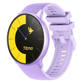 Smartwatch TITMO O-200 (GPS, AMOLED, bluetooth call, pasek silikonowy) lawendowy 0INT