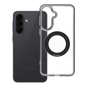 Etui na Samsung A37 Frame Circle Stand zgodne z MagSafe czarne