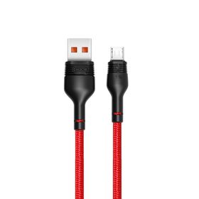 żXO kabel NB55 USB - microUSB 1,0 m 5A czerwony