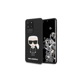 Karl Lagerfeld nakładka do iPhone 7 / 8 / SE 2020 KLHCI8SLFKBK czarna hard case Silicone Iconic