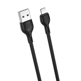 XO kabel NB200 USB - Lightning 2,0m 2.1A czarny