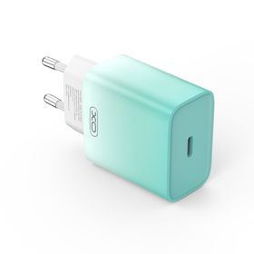 XO ładowarka sieciowa CE18 PD 30W 1x USB-C niebiesko-biała