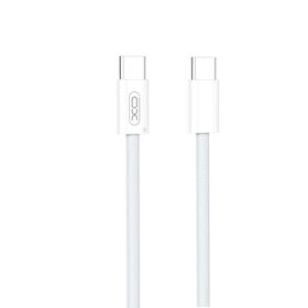 XO kabel NB-Q260B PD USB-C - USB-C 1,5m biały 60W