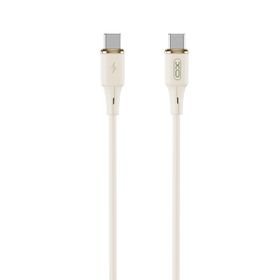 XO kabel NB-Q261 PD USB-C - USB-C 1m beżowy 60W