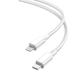 XO kabel NB-Q250A PD USB-C - Lightning 1,0m 27W biały