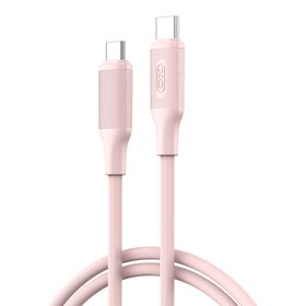 XO kabel NB-Q265B PD USB-C - USB-C 1,0m 60W różowy