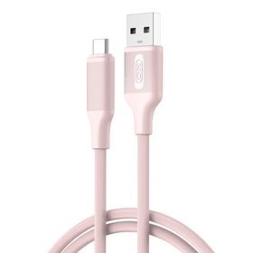 XO kabel NB265 USB - USB-C 1,0m 3A różowy