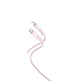 XO kabel NB-Q226B USB-C - USB-C 1m 60W różowy