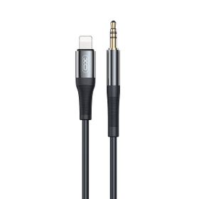 XO kabel audio NB-R193A jack 3,5mm - Lightning 1,0 m czarny