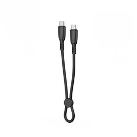 XO kabel NB-Q248B PD USB-C - USB-C 0,25m 60W czarny