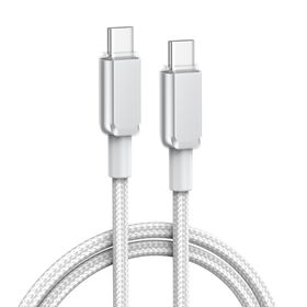 XO kabel NB-Q250B PD USB-C - USB-C 1,0m 60W biały