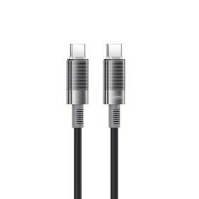 XO kabel NB-Q282B PD USB-C - USB-C 1,0m 60W czarny