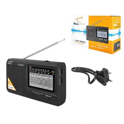 RADIO PRZENOŚNE LTC-2026 WILGA CZARNE
