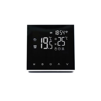INTELIGENTNY TERMOSTAT ME82CH WIFI 16A CZARNY CZUJNIK TEMPERATURY STEROWANIE OGRZEWANIEM